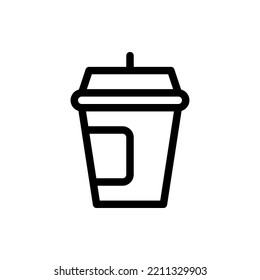 Drink, Kaffee, Cup, Flachbild-Logo-Illustration Vektorgrafik isoliert. Drink und Street Food Icon Set. Geeignet für Webdesign, Logo, App. 
