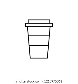 drink, coffee icon. Element of food icon. Thin line icon for website design and development, app development. Premium icon