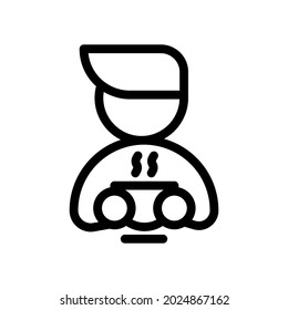 drink coffee icon illustration vector graphic