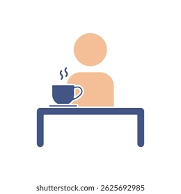 drink coffee icons  symbol vector elements for infographic web