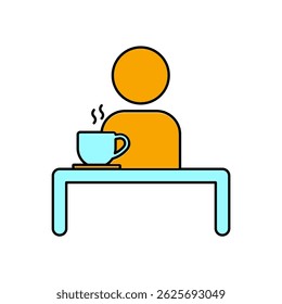 drink coffee icons  symbol vector elements for infographic web