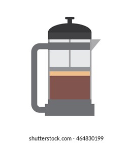 drink coffee kettle pot beverage icon. Isolated and flat illustration. Vector graphic