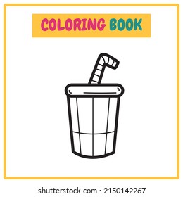 Diseño de un libro de color o de un vector de contorno