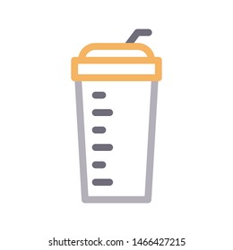 drink colour line vector icon