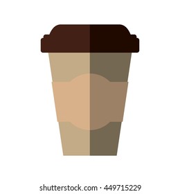 Drink concept represented by coffee mug icon. Isolated and flat illustration 