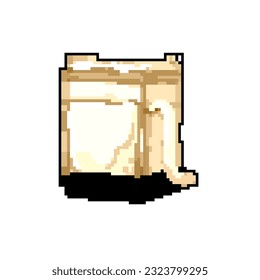 drink cooler box game pixel art retro vector. bit drink cooler box. old vintage illustration