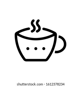  drink cup coffee vector icon
