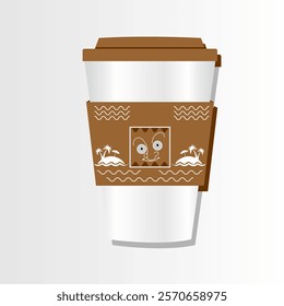 Drink cup design vector illustration