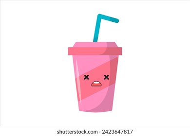 Drink Cup Funny and Weird Sticker