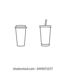 drink cup illustration, coffee cup