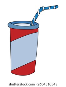Drink cup isolated on white background
