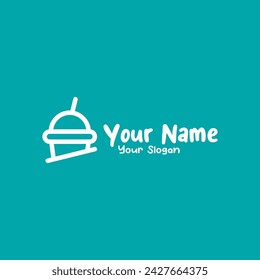 drink cup logo icon illustration colorful