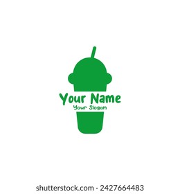 drink cup logo icon illustration colorful