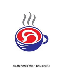 Drink Cup Logo With Letter A