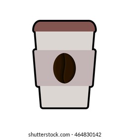 drink cup mug coffee beverage icon. Isolated and flat illustration. Vector graphic
