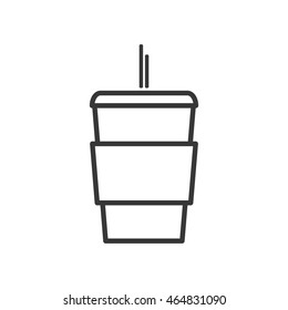 drink cup mug coffee beverage icon. Isolated and flat illustration. Vector graphic