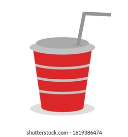 drink cup vector - illustration