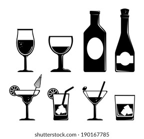 Drink design over white background, vector illustration