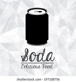 Drink design over white background, vector illustration
