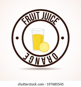 Drink design over white background, vector illustration