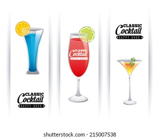 drink design over white background vector illustration