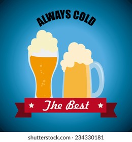 Drink design over white background, vector illustration