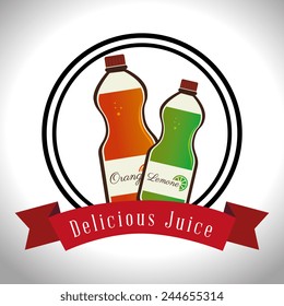 Drink design over white background, vector illustration.