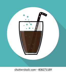 drink design over white background, vector illustration