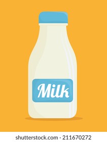 Drink  design over yellow background, vector illustration
