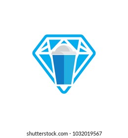 Drink Diamond Logo Icon Design