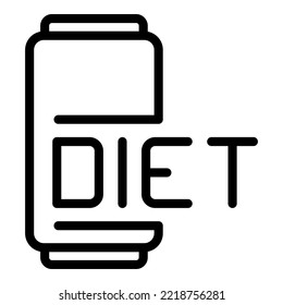 Drink diet icon outline vector. Natural food. Cooking meal