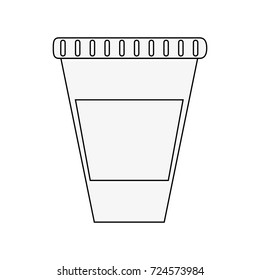 drink in disposable cup icon image