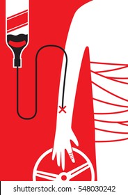 Drink don't drive poster design