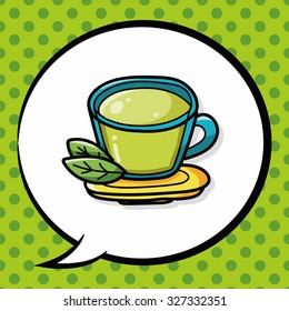 drink doodle, speech bubble
