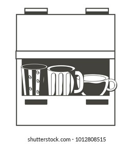 Drink drawers with bottles