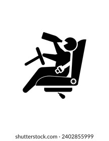 drink and drive icon, vector best flat icon.