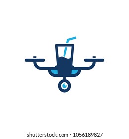 Drink Drone Logo Icon Design