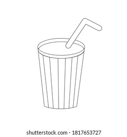 drink fast food vector illustration