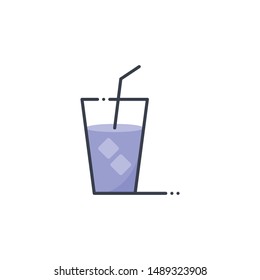 Drink Filled outline vector illustration. Food & Drinks style icon.