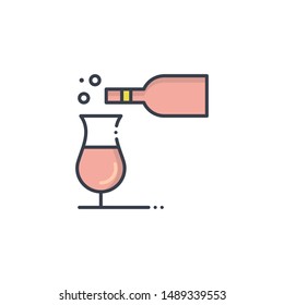 Drink Filled outline vector illustration. Food & Drinks style icon.