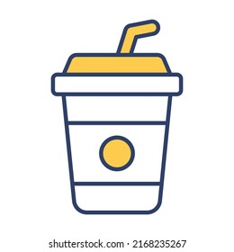 drink Finance Related Vector Line Icon. Editable Stroke Pixel Perfect.