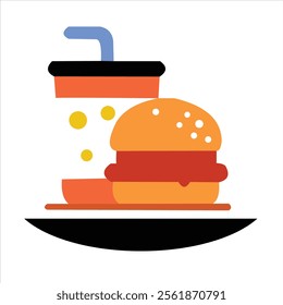 drink and food vector logo design