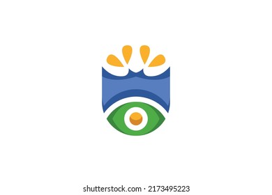 Drink and Foot Logo Vector