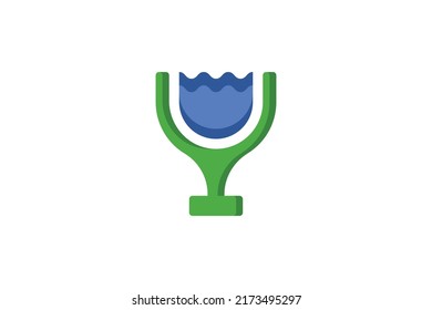 Drink and Foot Logo Vector