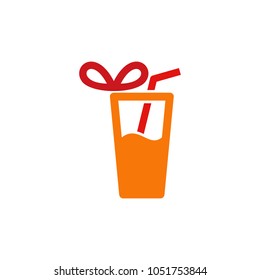 Drink Gift Logo Icon Design