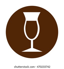 drink glass bar isolated icon vector illustration design