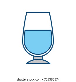Drink in glass cup