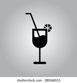 Drink Glass Icon. 