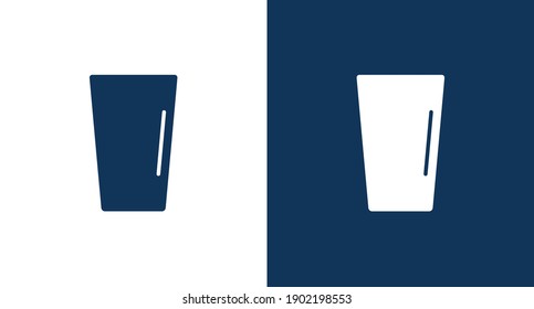 Drink glass icon illustration isolated vector sign symbol