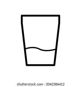 Drink glass icon Royalty free vector design